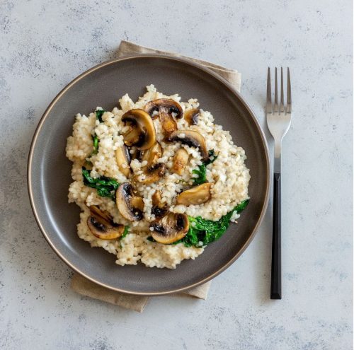 mushroom risotto rice