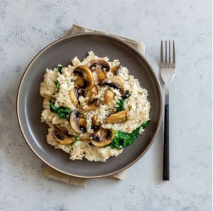 mushroom risotto rice
