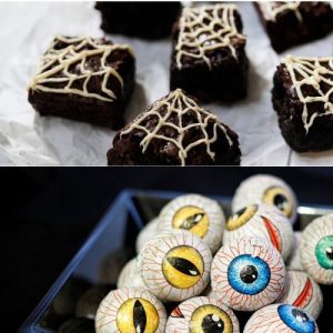 spooky black cocoa baking