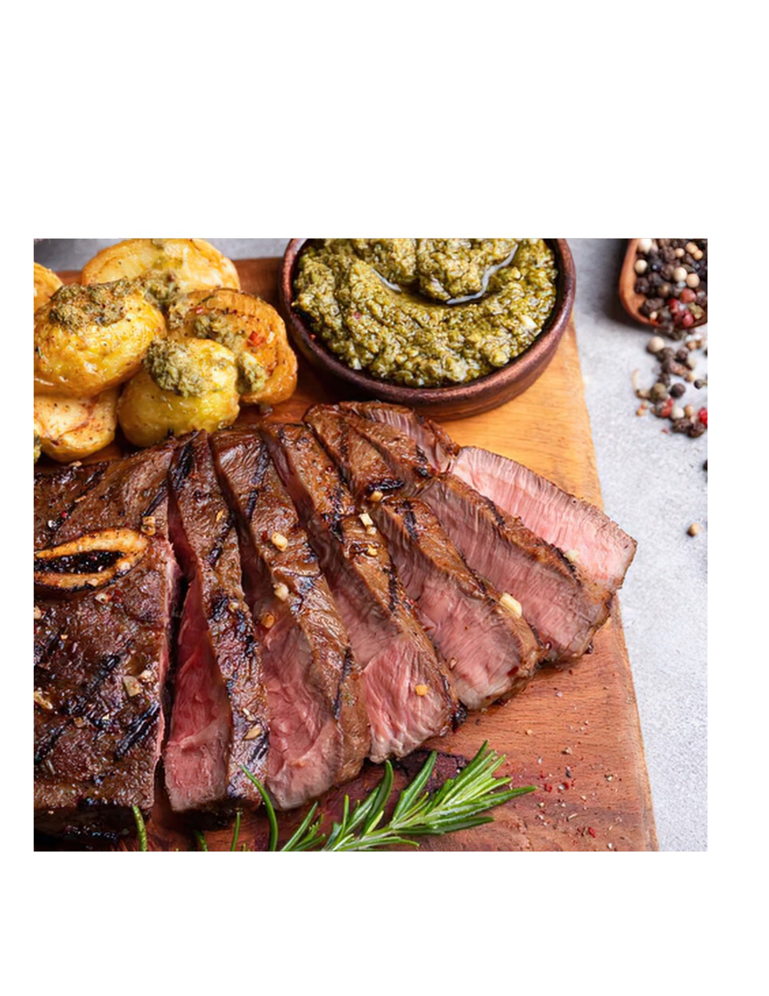 steak chimichurri potatoes