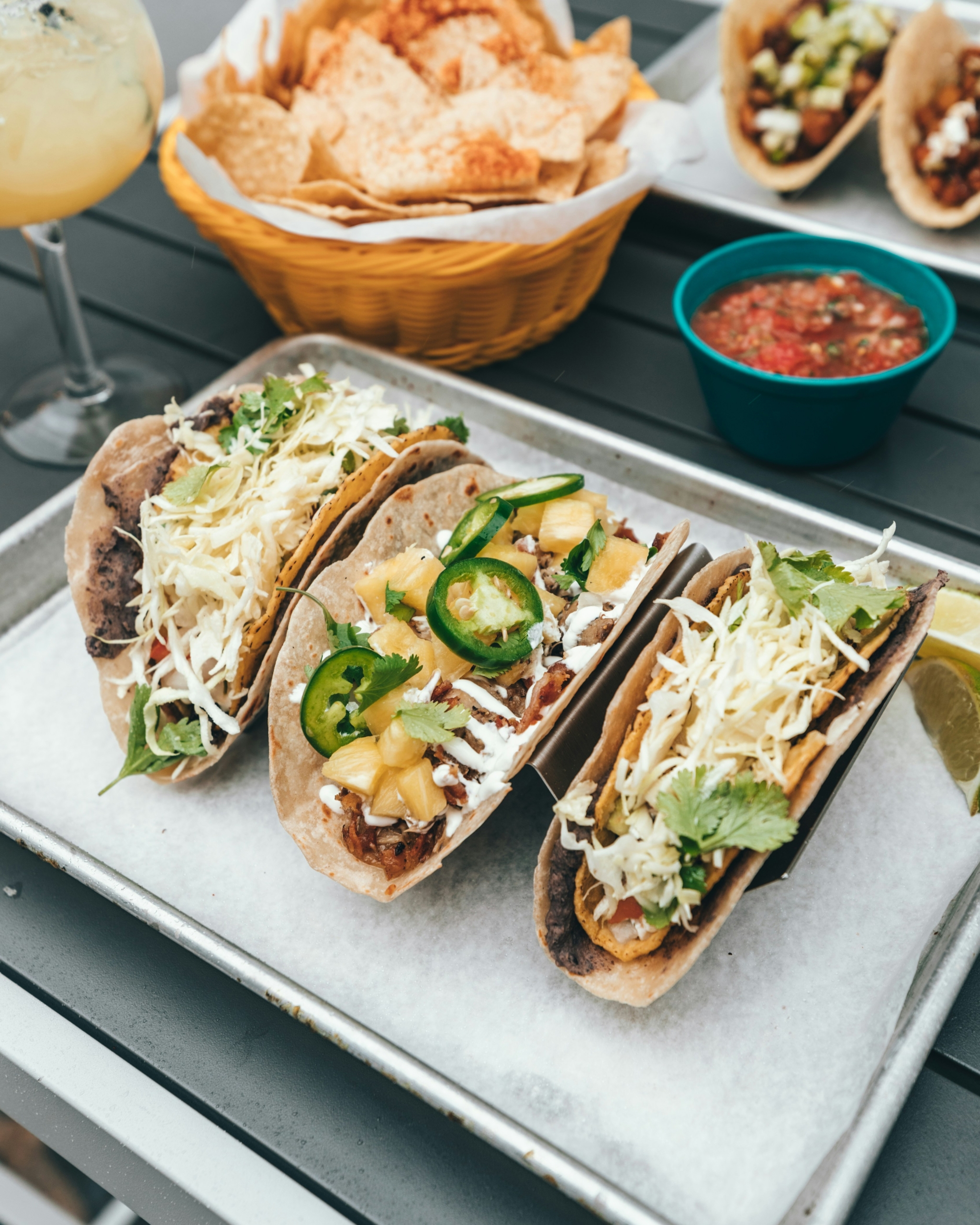 tacos chips marg